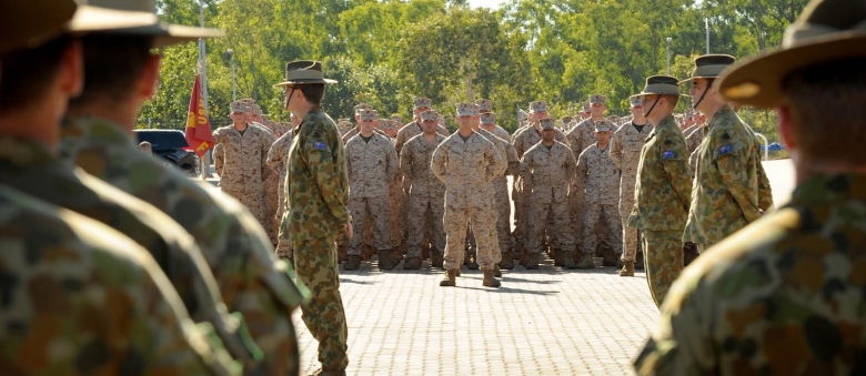 US Marines Arrive In Darwin